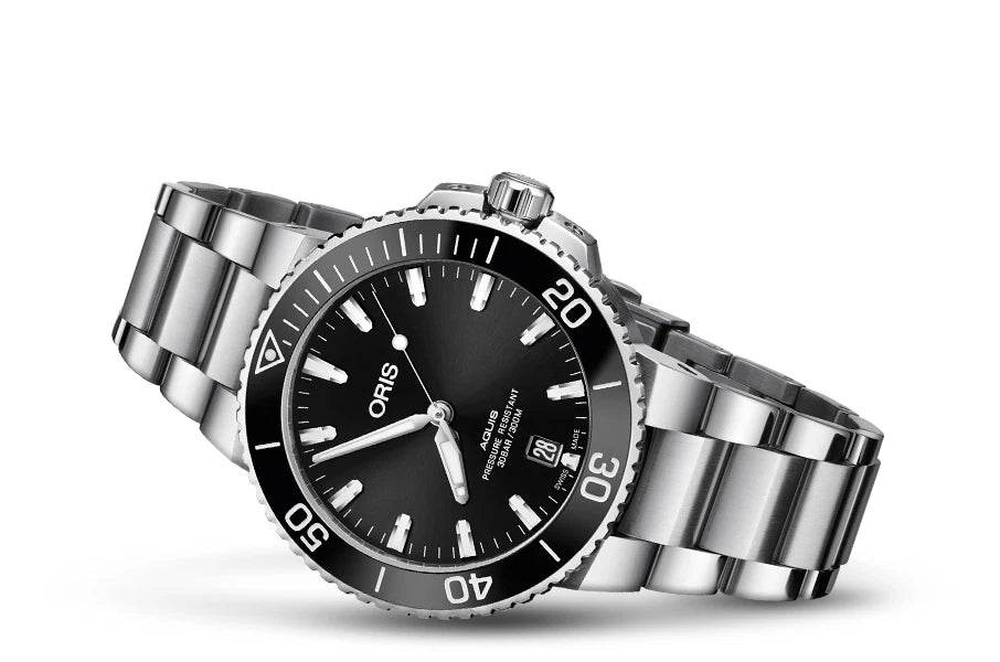 New Oris Aquis Date 39.50mm Automatic Men's Watch 01 733 7732 4134-07 8 21 05PEB