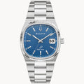 New Bulova Super Seville Blue Dial Bezel Precisionist Men's Quartz Watch 96B440
