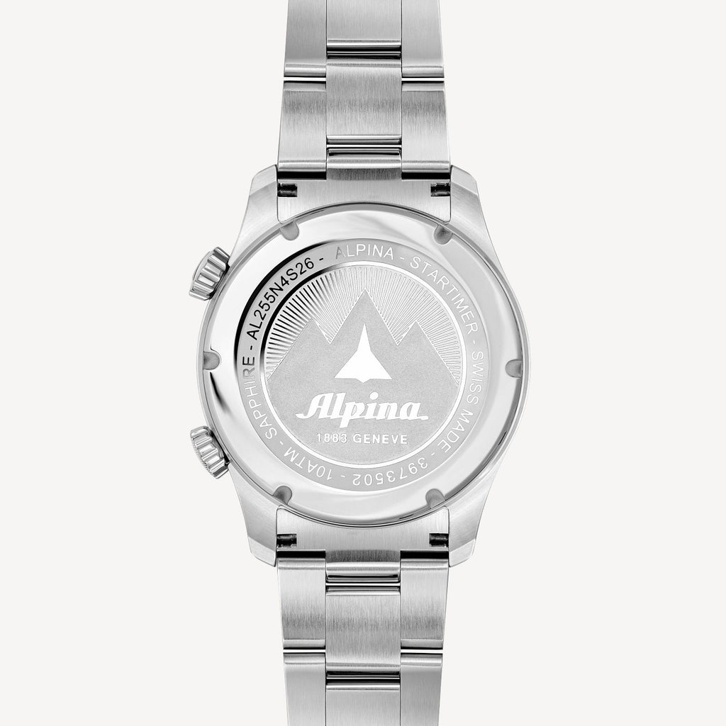 New ALPINA AL-255B4S26B Startimer Pilot Quartz Worldtimer Mens watch.
