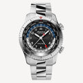 New ALPINA AL-255B4S26B Startimer Pilot Quartz Worldtimer Mens watch.