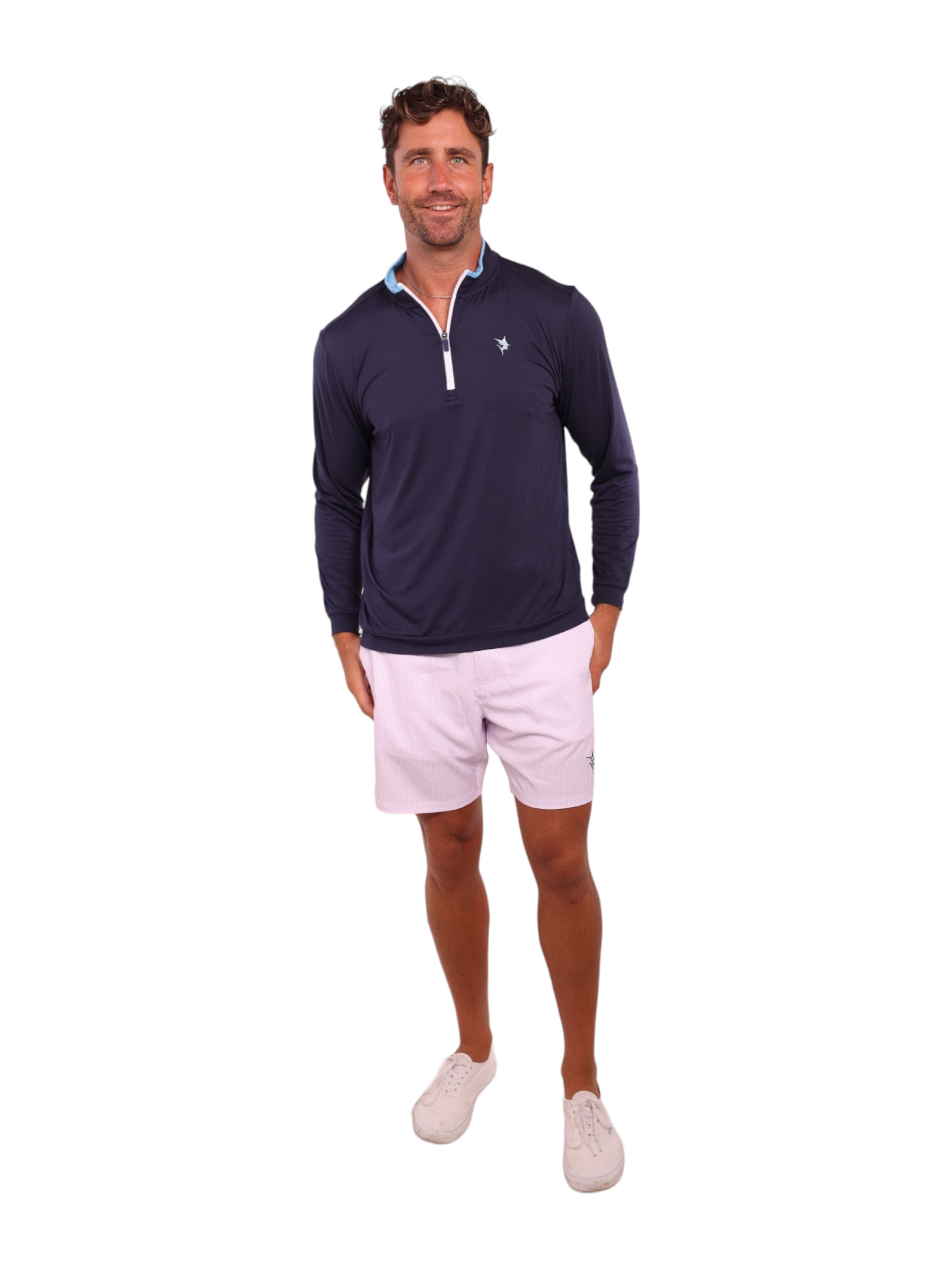 Cierre de cremallera en el cuello Long Beach Ultra Suave Ligero