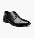 Nunn Bush 84526 001 Norcross Zapatos de vestir Oxford Cap Toe Negros para Hombres Talla Ancha 8