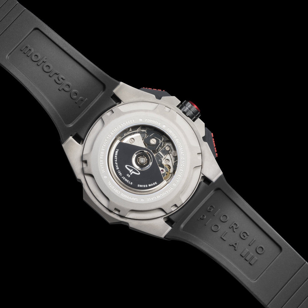 G5 Delta - Black Automatic Titanium Swiss Sport Chrono Watch