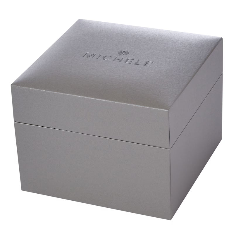 Nuevo MICHELE Deco bicolor de oro de 18 quilates con diamantes y nácar blanco para mujer MWW06A000779