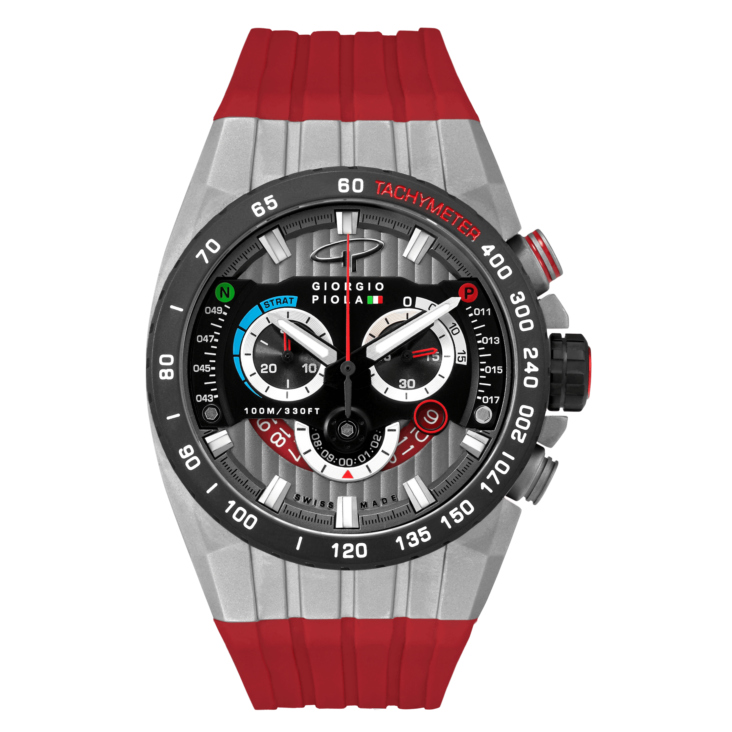 Speedtrap - Red Swiss Sport Chrono Watch