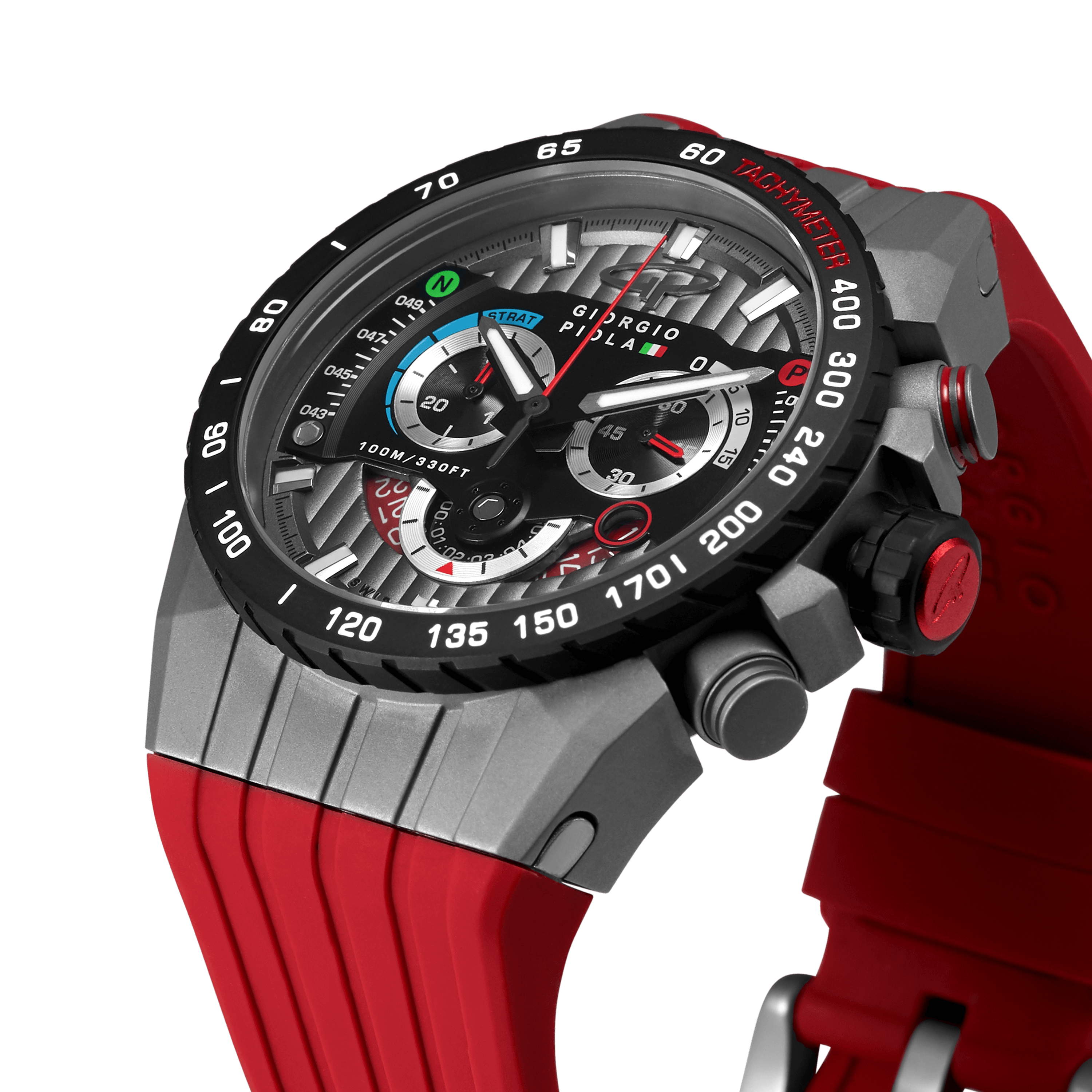 Speedtrap - Red Swiss Sport Chrono Watch