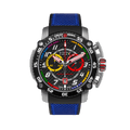 Torque - Blue Stainless Steel Swiss Sport Chrono Watch